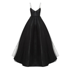 Elegant Spaghetti Strap Evening Long Dress