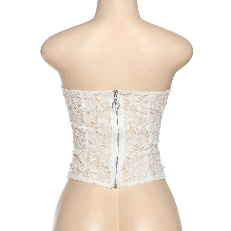 High Waist Satin Skirt and Vest Set