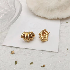 Geometric Shell Earrings