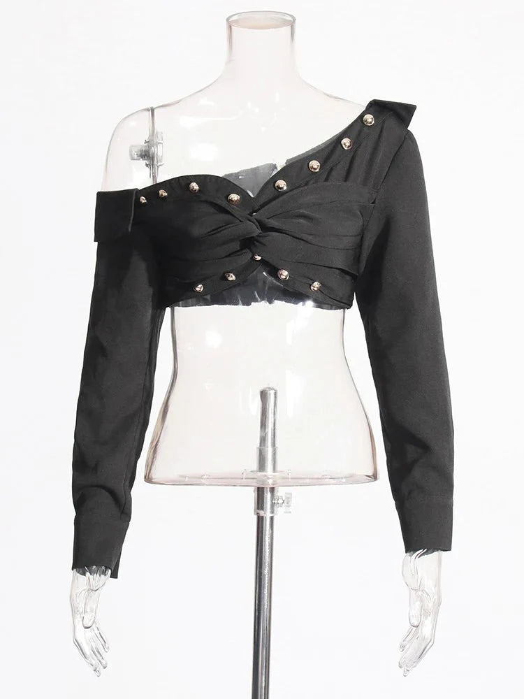 Long Sleeve Top & A-Line Skirt Set