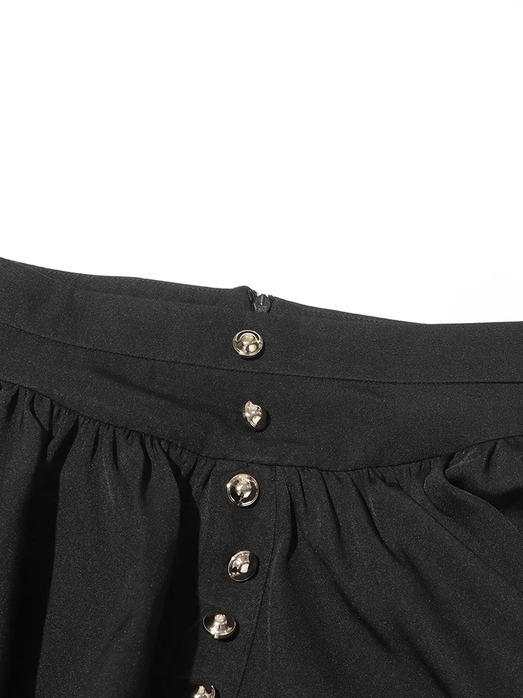 Long Sleeve Top & A-Line Skirt Set