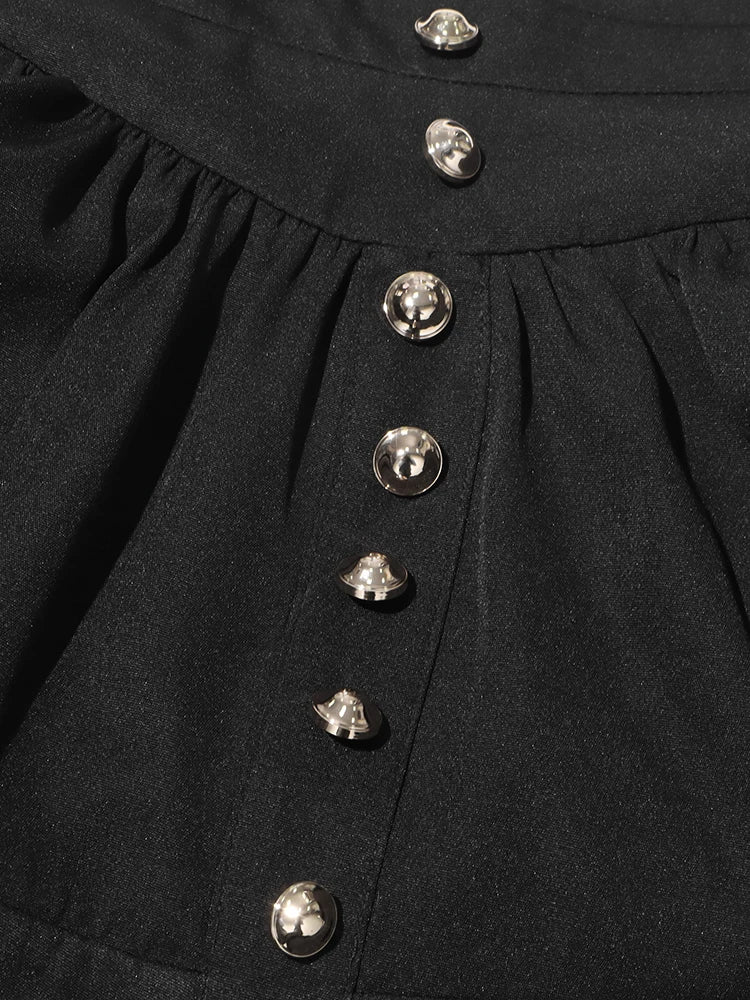 Long Sleeve Top & A-Line Skirt Set