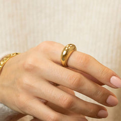 Minimalist Aesthetic Couple Rings
