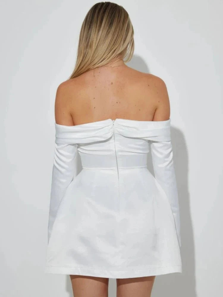 Off the Shoulder Party Evening Dress