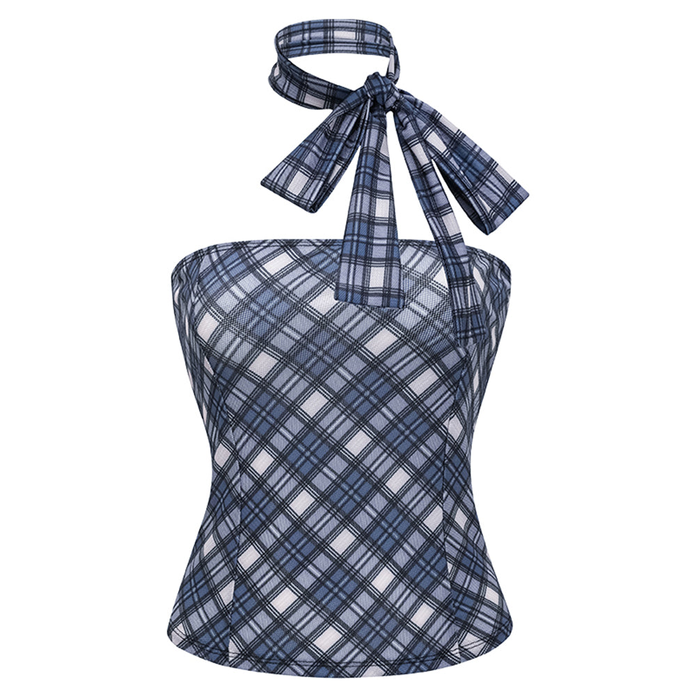 Gossip Goes Around Scarf Neck Top
