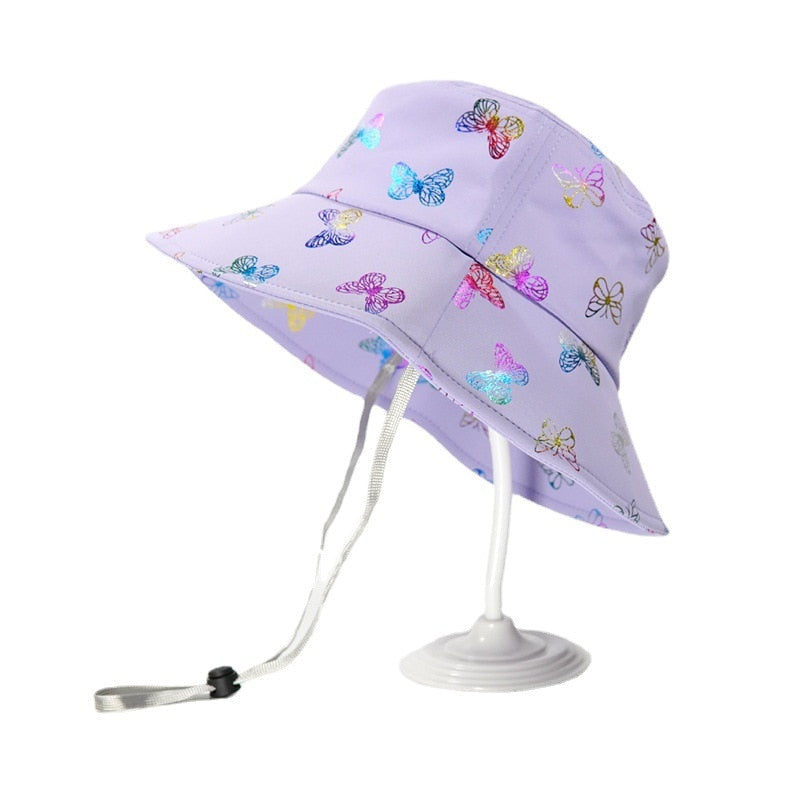 Glitter Butterfly Buckethat