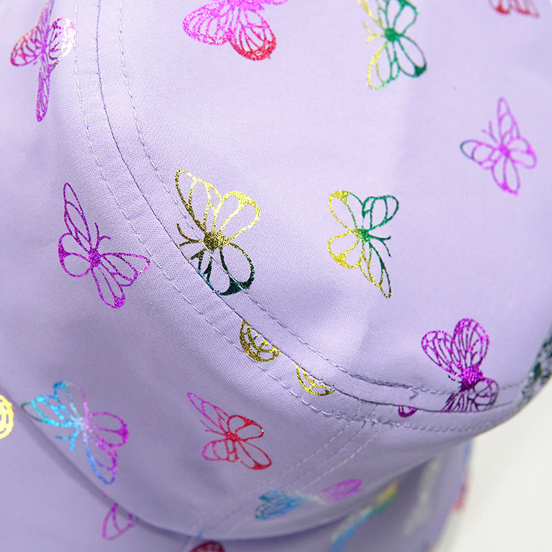 Glitter Butterfly Buckethat
