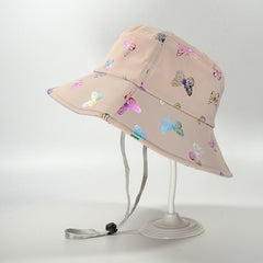 Glitter Butterfly Buckethat