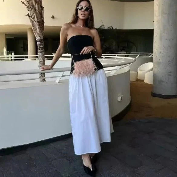 Strapless Long Party Dress