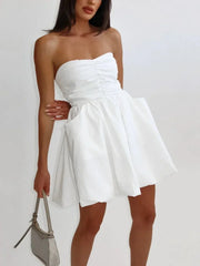 Strapless Princess Mini Dress