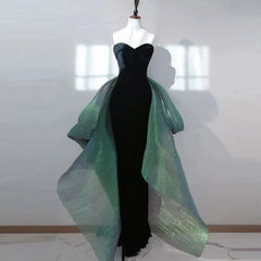 Vintage Off the Shoulder Mermaid Evening Dress