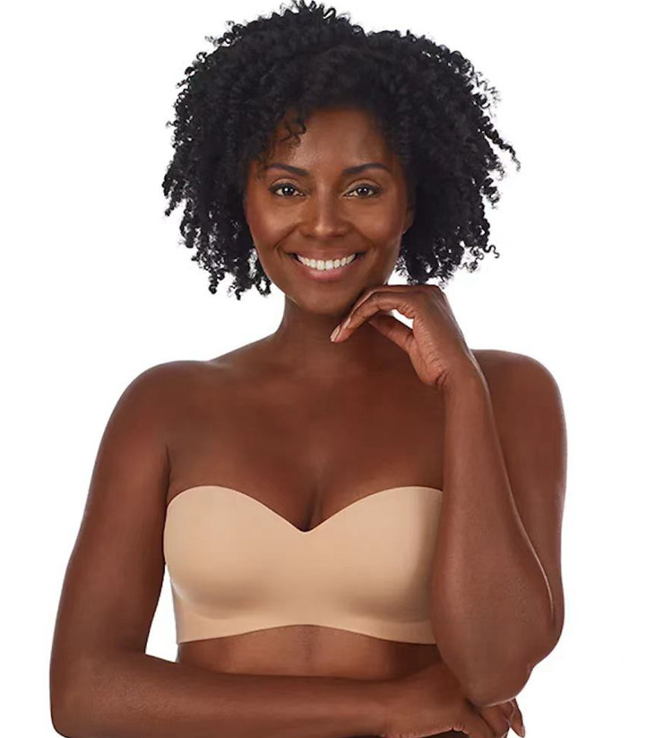 Strapless Bra Smooth Shape Wireless Seamless Non-Padded