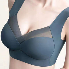 Minimizer Mesh CrossOver Wireless Bra with Cooling