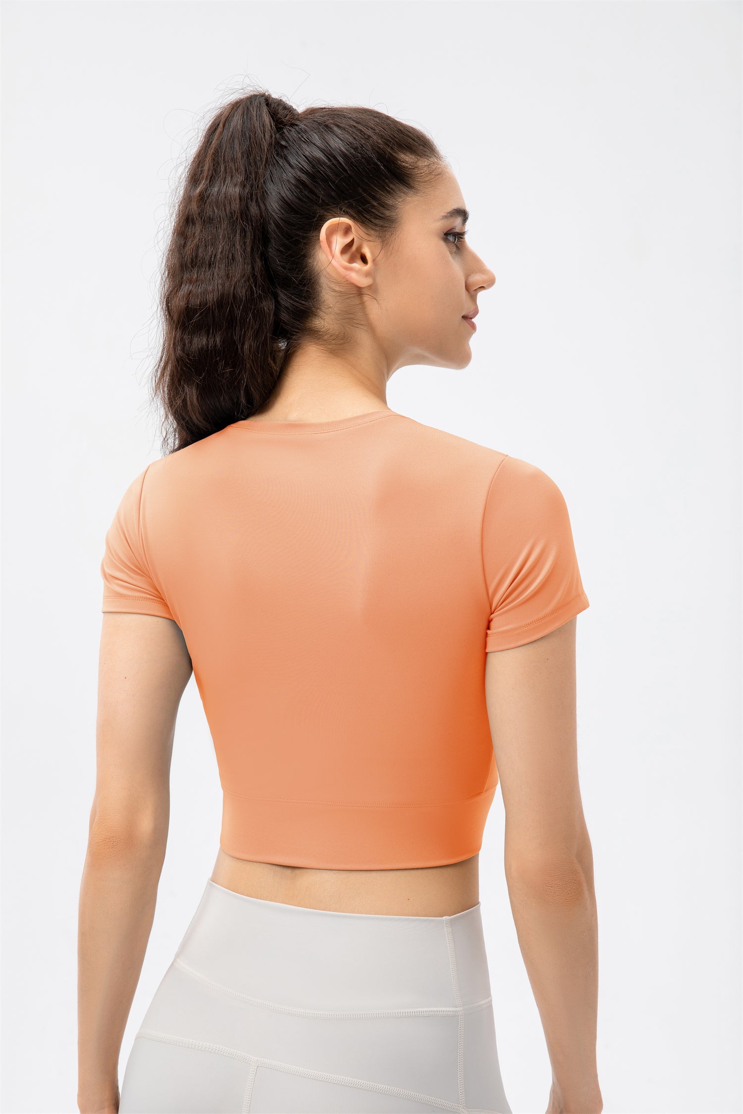 Cut Out Cropped Sports Top