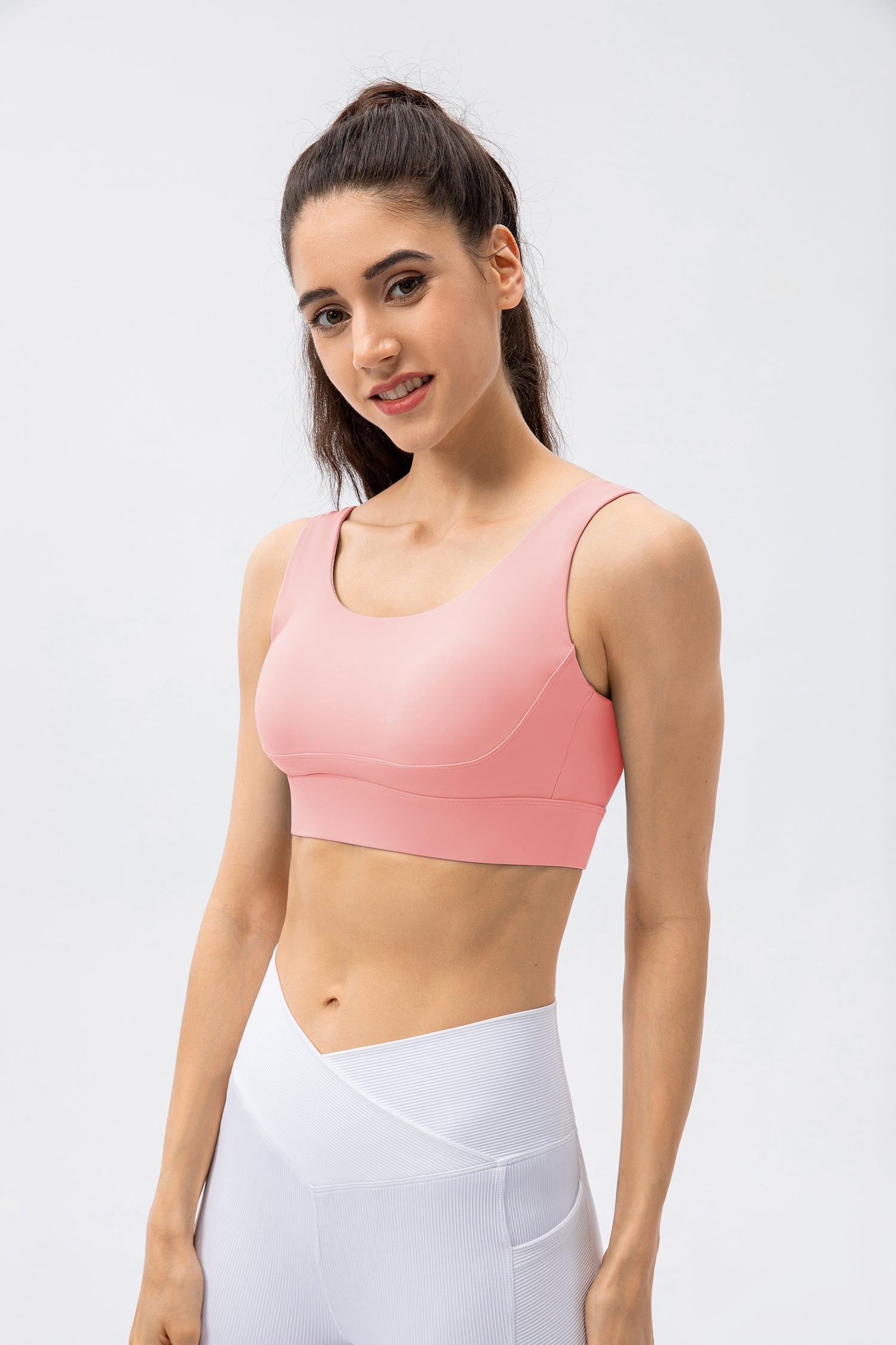 U Neck Crisscross Yoga Sports Bra