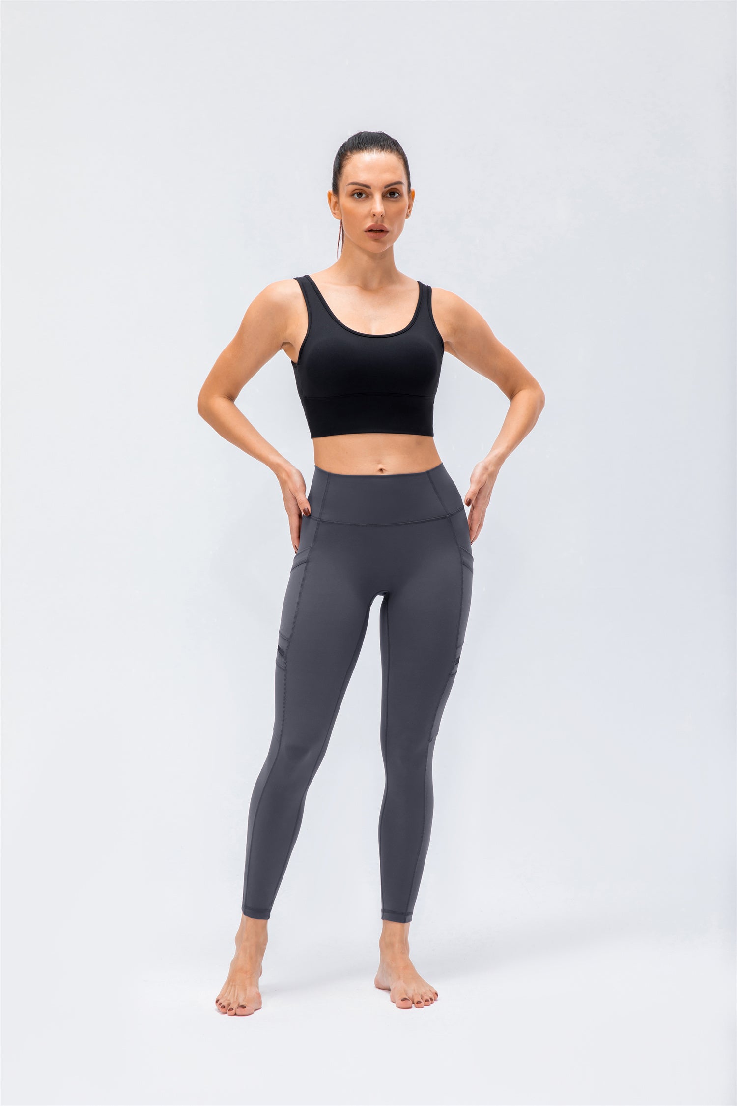 High Waisted Double Pocket Sport Leggings