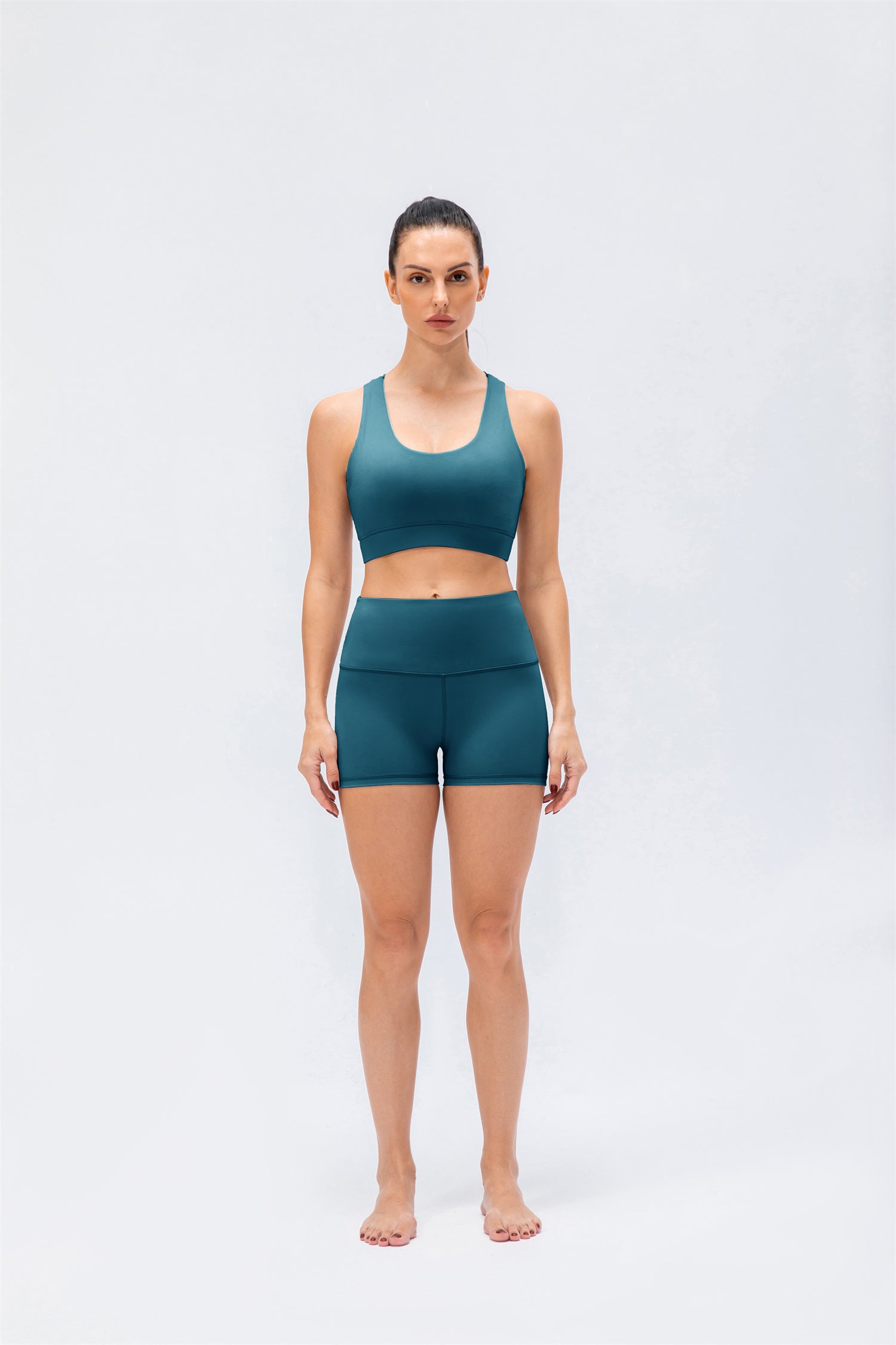 High Waisted Sport Shorts-Cool