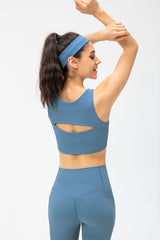 Cut Out Yoga Sports Bra