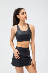 Cross Back Sports Bra- Focus