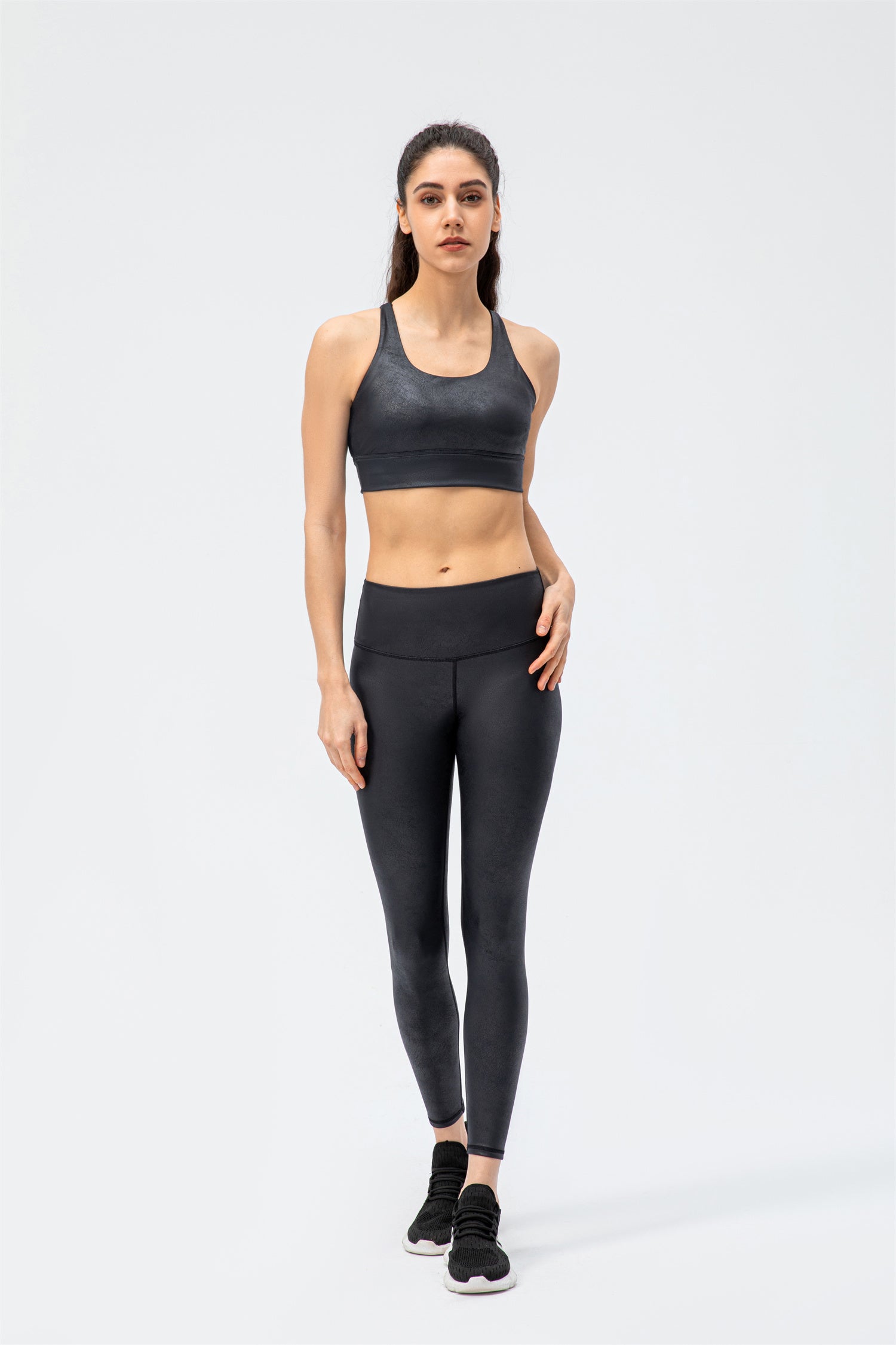 High Waisted Yoga Leggings- Focus