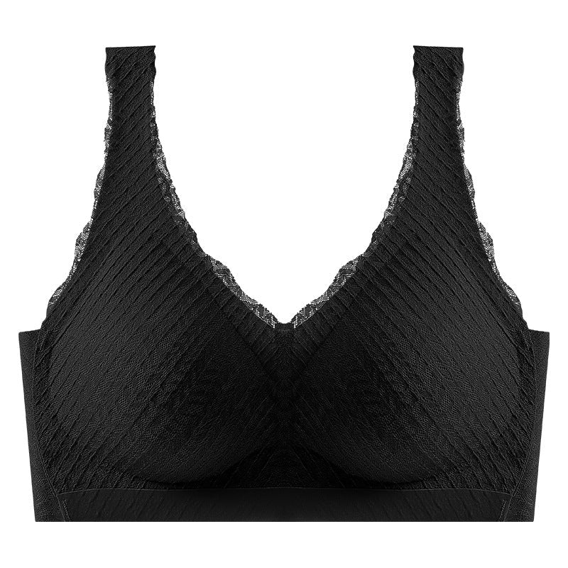 Plus Size Lace Wireless Bralette