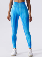 Seamless Tie Dye Yoga Leggings