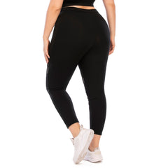 Plus Size Yoga Pants with Pocket Squat Proof Leggings