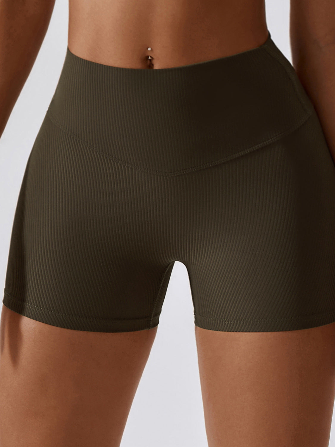 Rib Scrunch Yoga Shorts