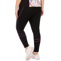 Plus Size High Waist Leggings with Pocket Yoga Gym Pants