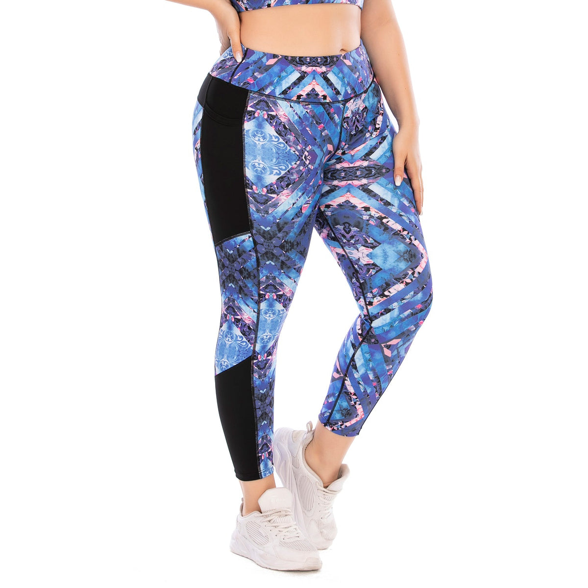 Plus Size Leggings with Pocket Gym Yoga Pants