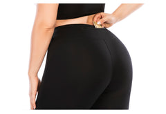 Plus Size Leggings with Pocket High Waist Yoga Pants