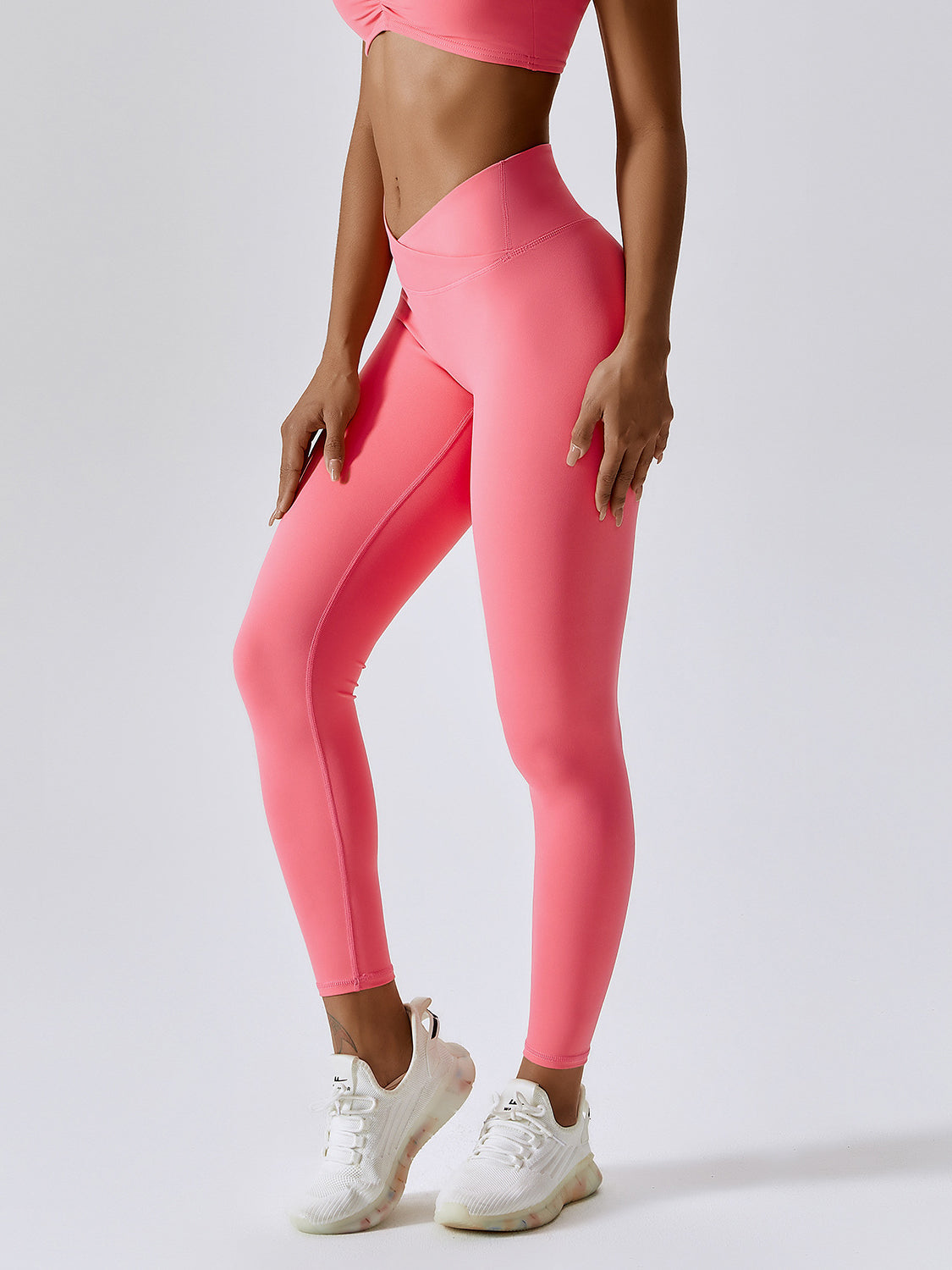 Air Cloud Crossover Waist Yoga Leggings