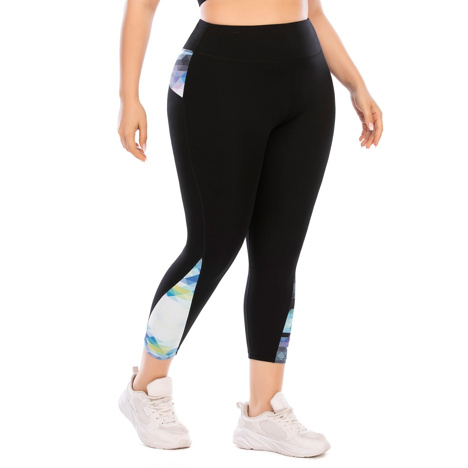 Plus Size Yoga Outfits Workout Leggings with Pocket