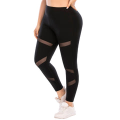 Plus Size Workout Leggings for Athletic Yoga Pants with Pocket