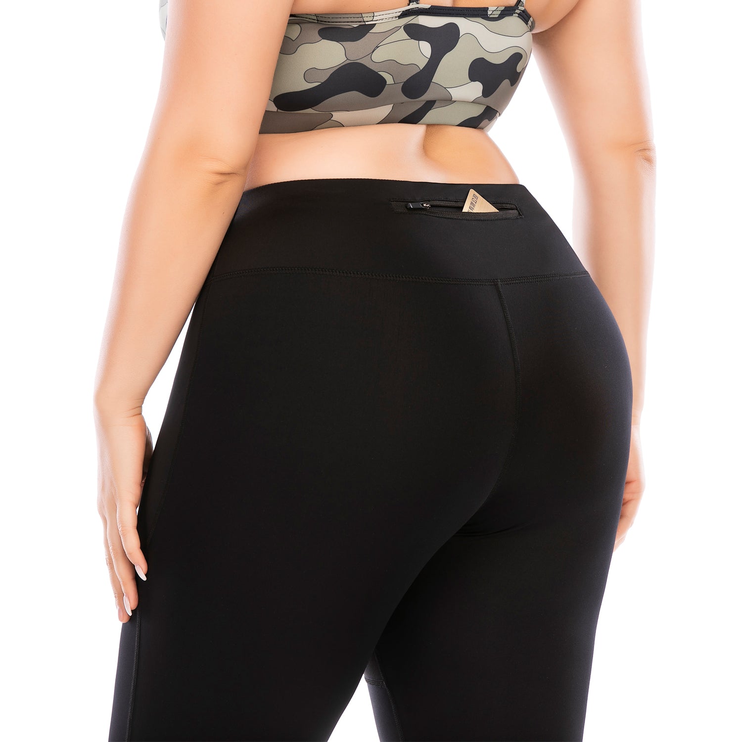 Plus Size Workout Leggings for Athletic Yoga Pants with Pocket