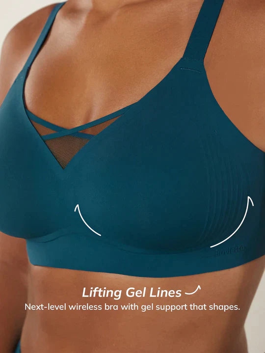 Wireless Lounge Bra Blue