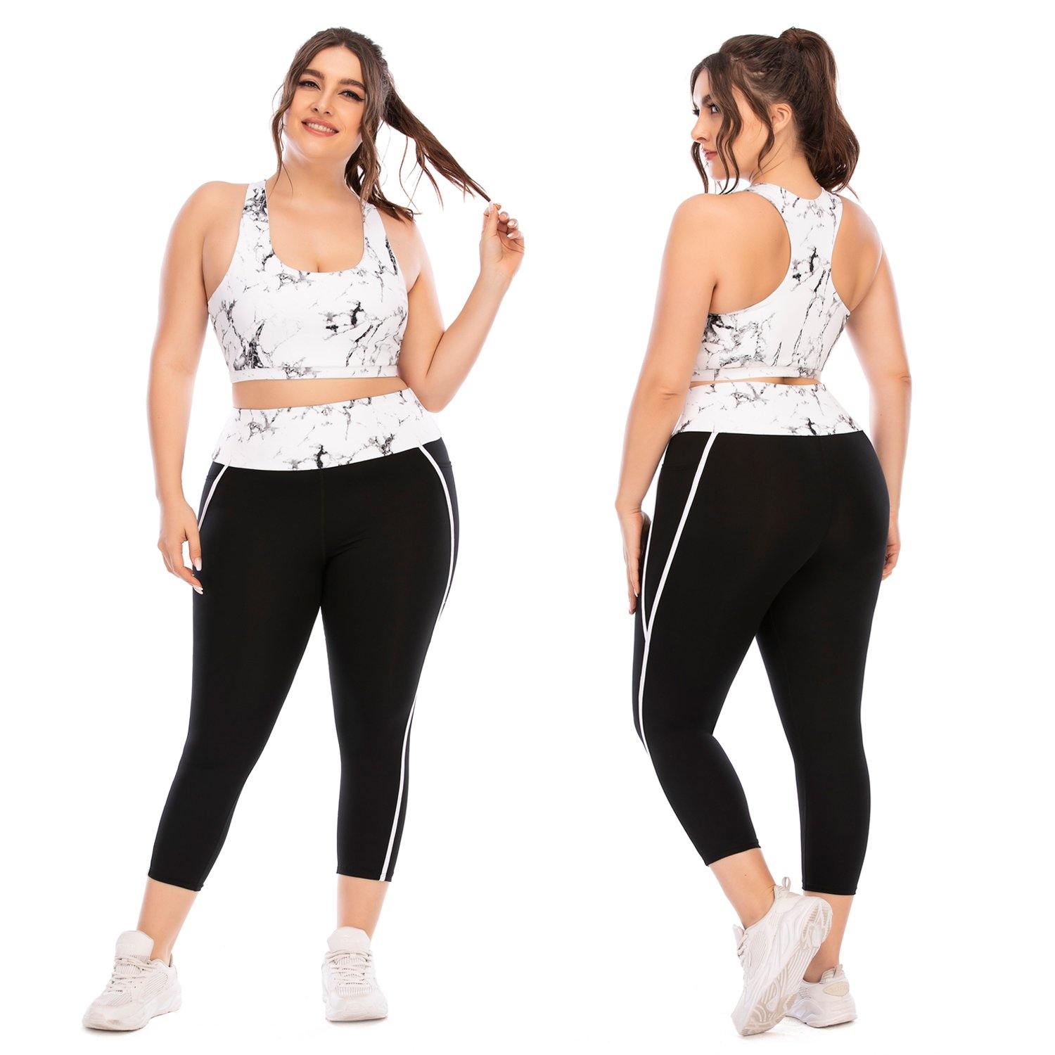 Plus Size Yoga Sets Workout Suits for Women