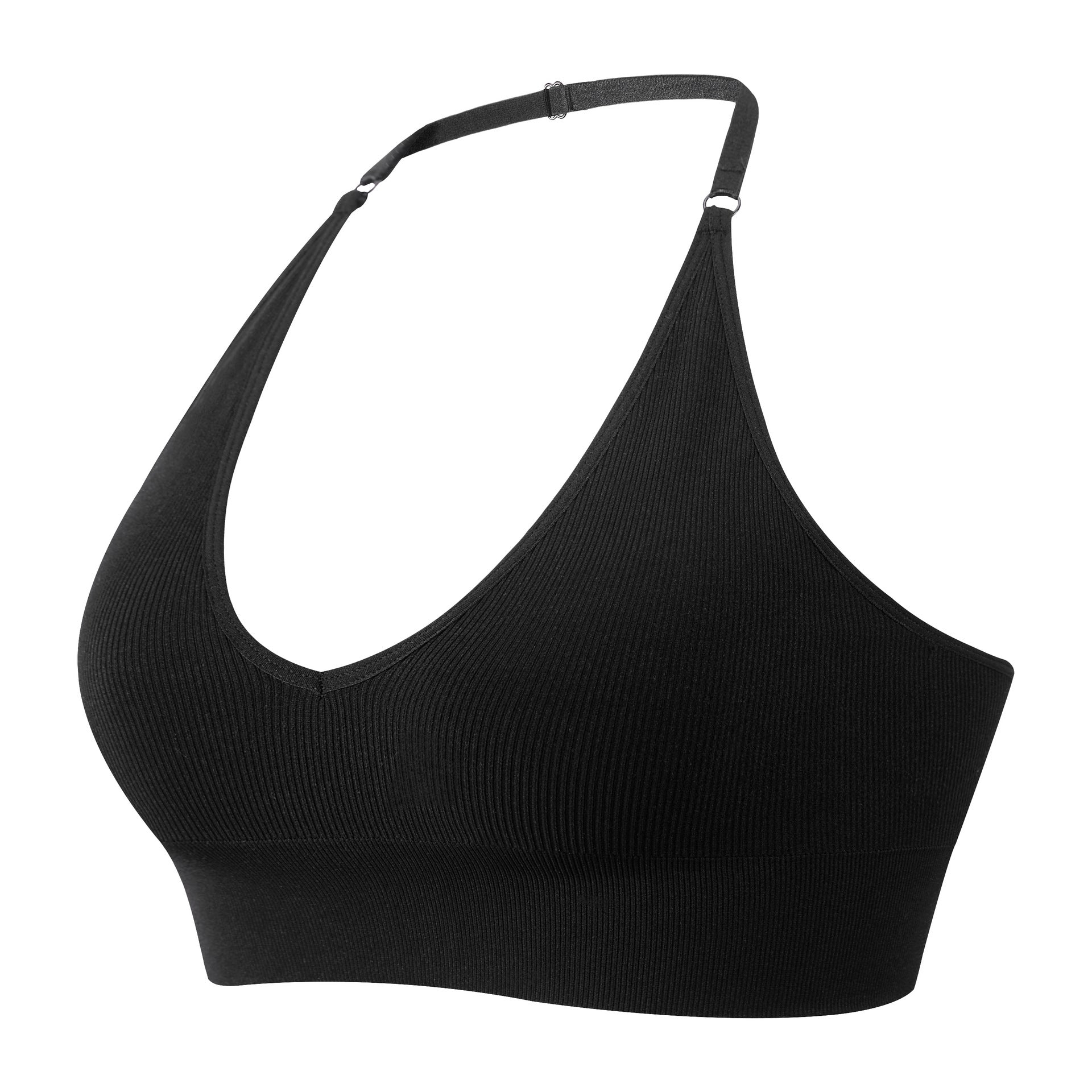 Sexy Deep V Low Back Hanging Neck Yoga Bra