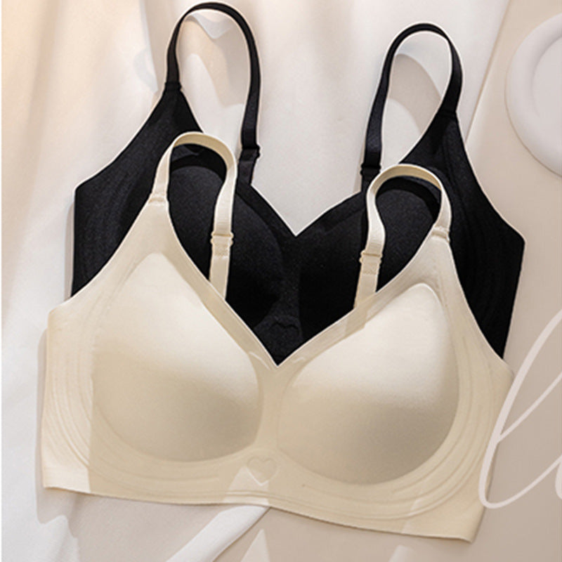 Heart Side-smoothing Wireless Bra