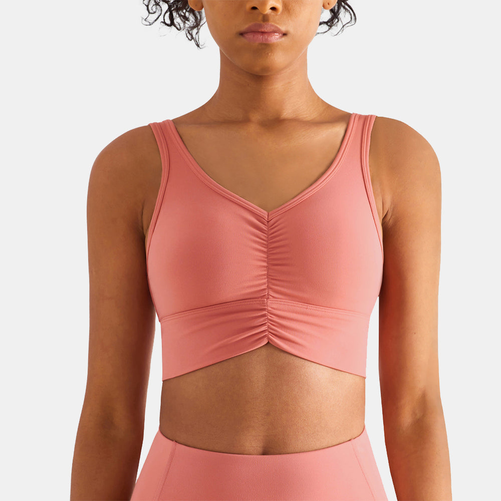 Ruched Sports Bra