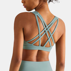 Backless Crisscross Yoga Bra