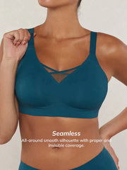 Wireless Lounge Bra Blue