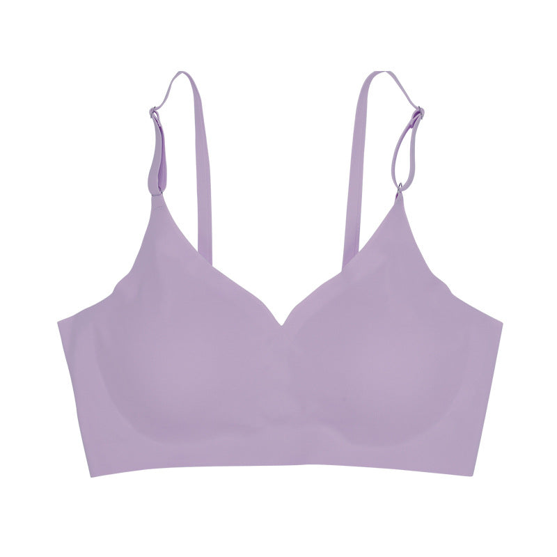 Low Back Seamless Push-up Wireless Bra