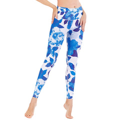 Workout Leggings High Waist Yoga Pants Tie Dye Leggings