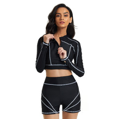 Long Sleeve Swimming Suit Sun Protection Beachwear