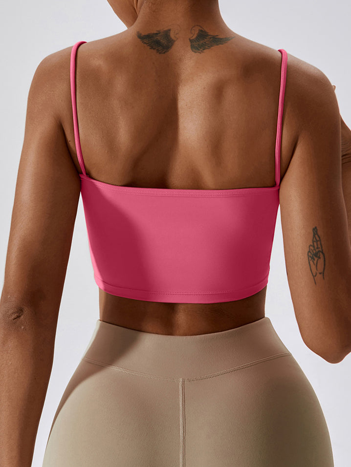 Cute Front Twrist Straps Yoga Bras