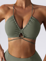 Brushed Butter Soft Tie Back Yoga Bra