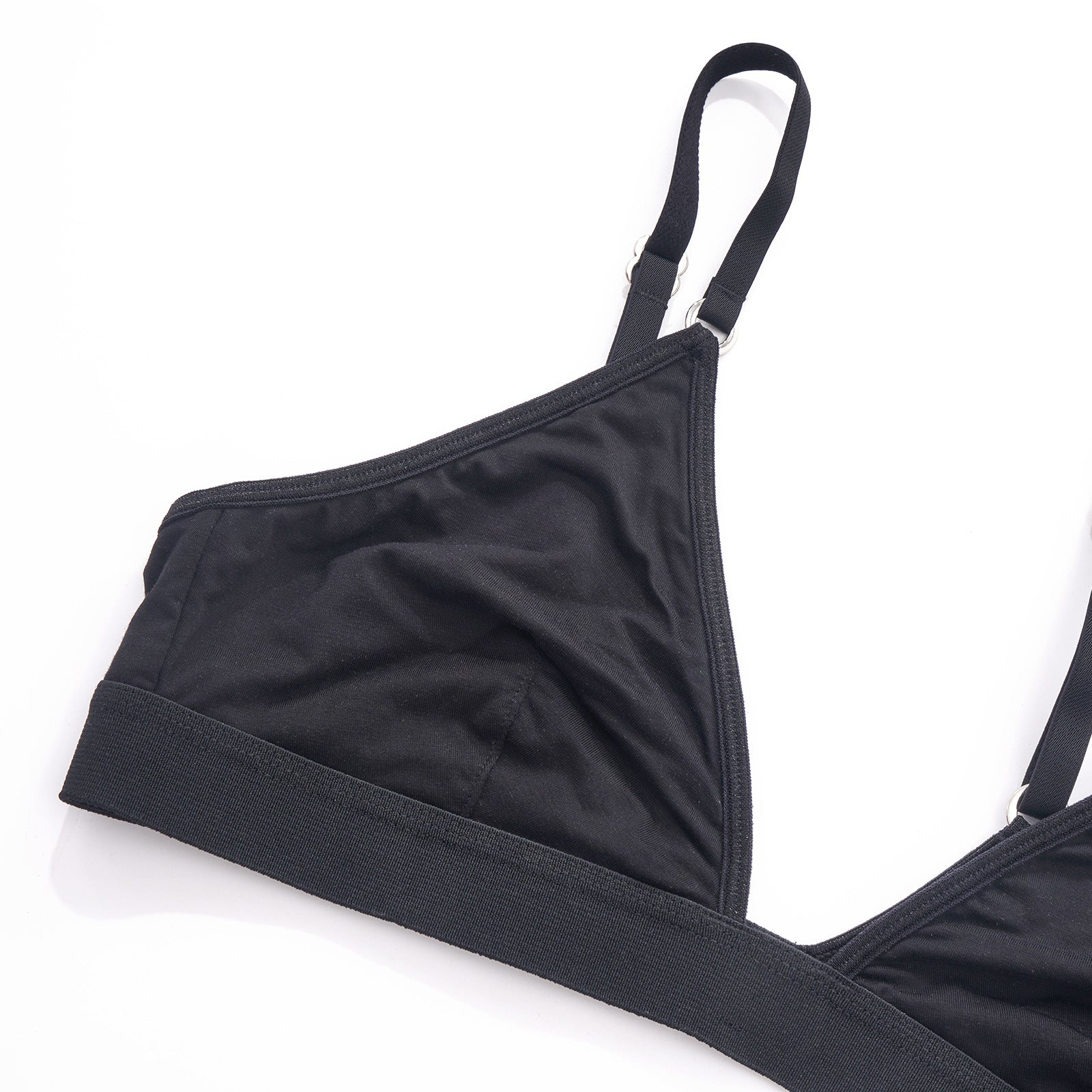 Sexy French Triangle Wireless Bra & Thong Set