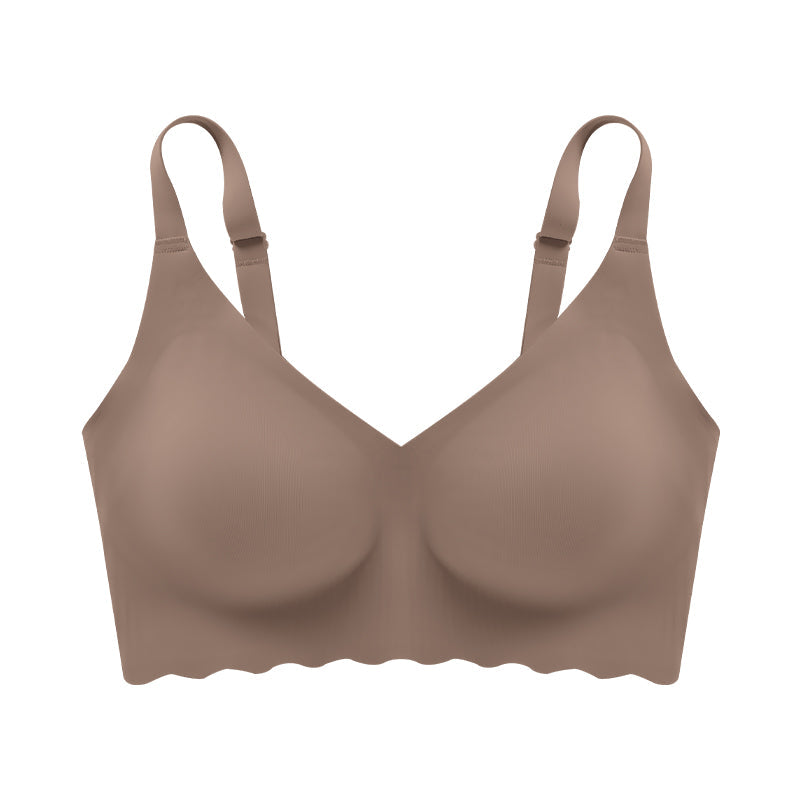 Rippled Edge Wireless Bra