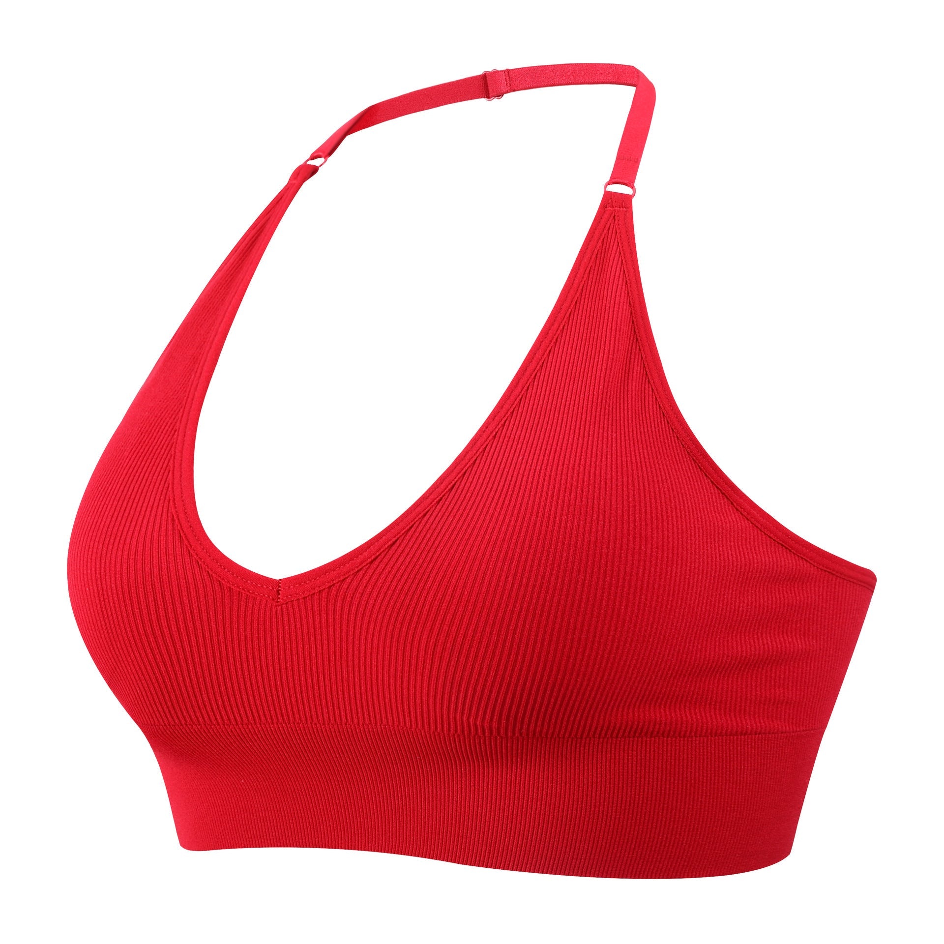 Sexy Deep V Low Back Hanging Neck Yoga Bra